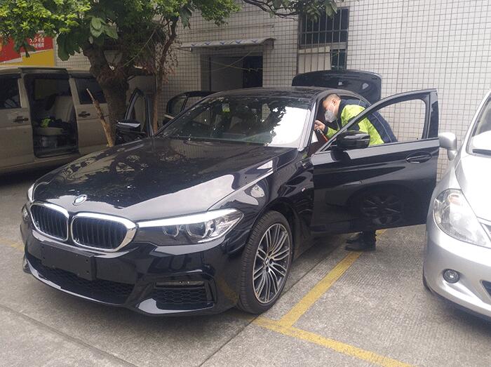 楊先生的寶馬汽車車內空氣治理